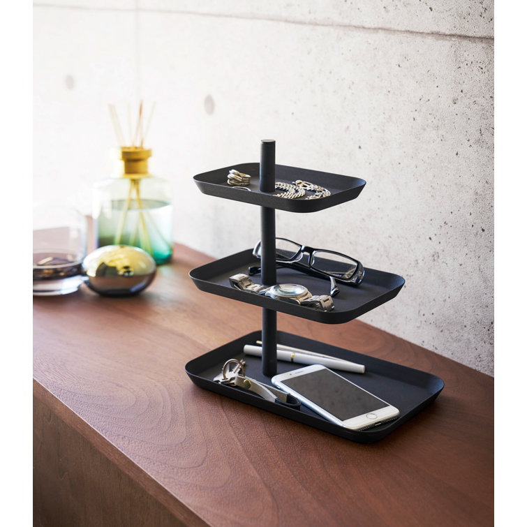 Yamazaki Home 3 Tier Accessory Tray Jewelry Holder Storage